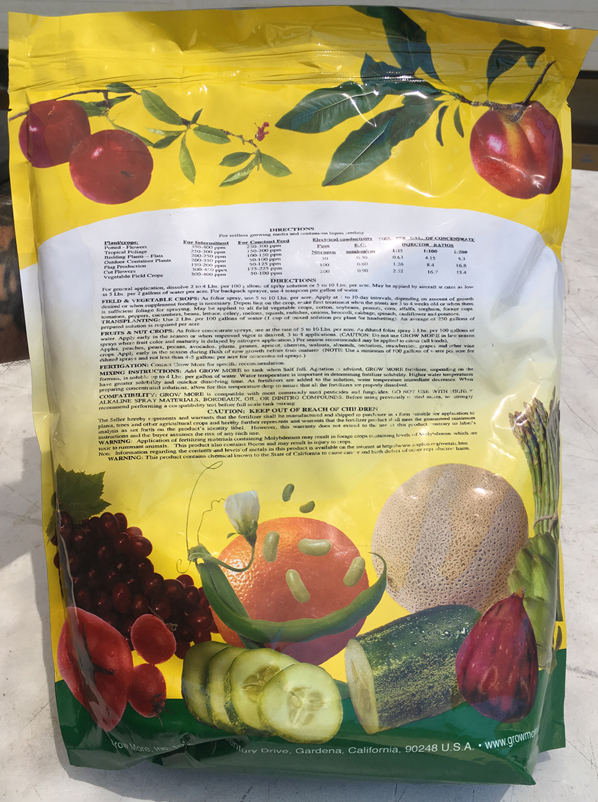 5lb Bag 16-8-24 Banana and Fruit Plant Fertilizer Fruit Fuel Fertilizer 